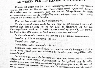 Canal Nimy Blaton Publication 1